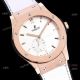 Stainless Steel Hublot Classic Fusion 42mm White Dial White Leather Strap Watch Replica (5)_th.jpg